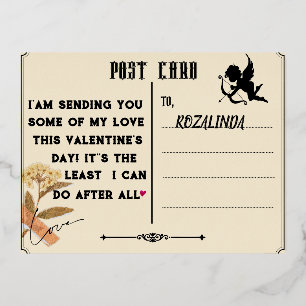 valentine's day photo card