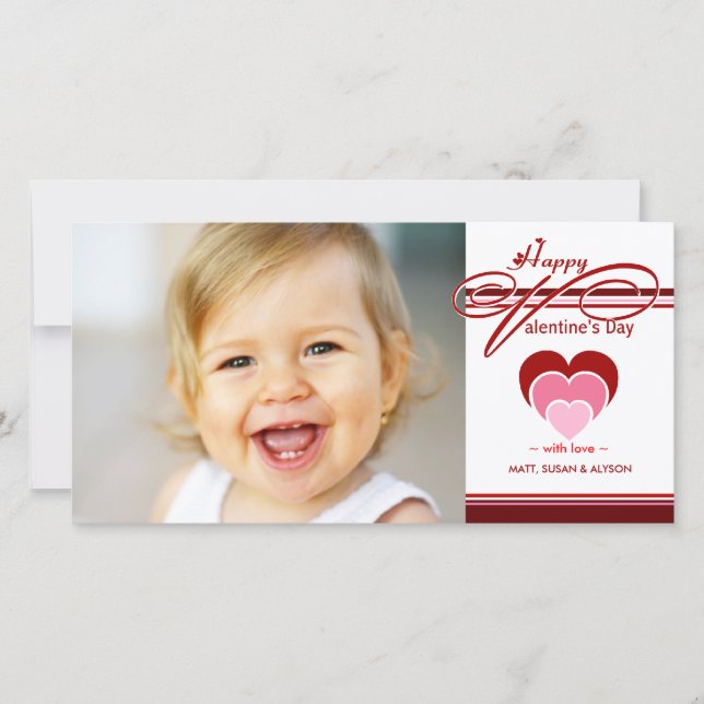 Valentine's Day Photo Cards (Front)