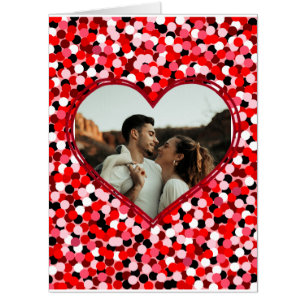 Valentine's Day Photo Heart Big Holiday Card