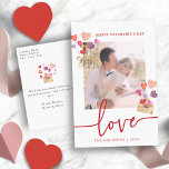 Valentine's Day Photo Holiday Postcard<br><div class="desc">Add an extra touch of love this Valentine's Day with our personalized photo postcards. Featuring a beautiful design of purple, red, and pink watercolor hearts, these postcards can capture your precious moments in an endearing way. The photo template allows you to incorporate your favorite image, making a card that's uniquely...</div>