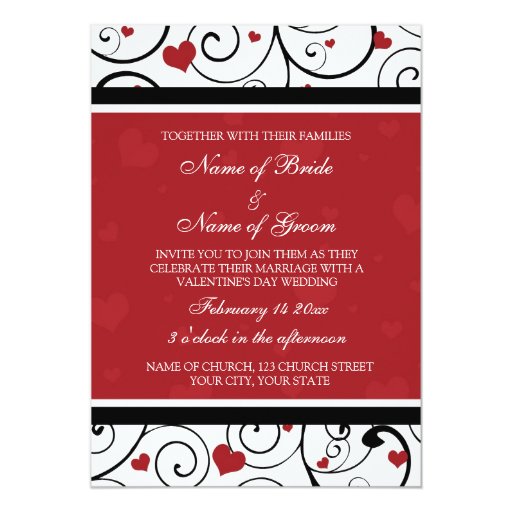 Valentine's Day Wedding Invitations 3