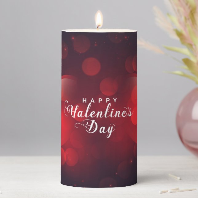 Valentine's Day Pillar Candle (In Situ)