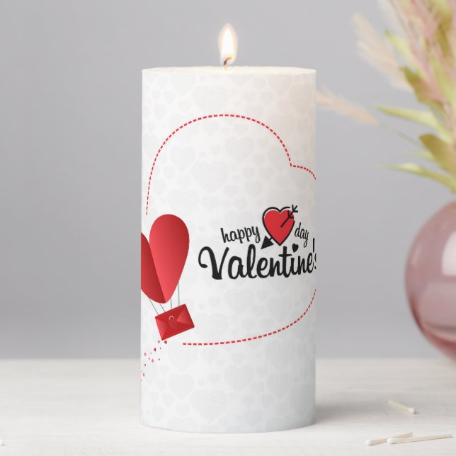 Valentine's Day Pillar Candle (In Situ)