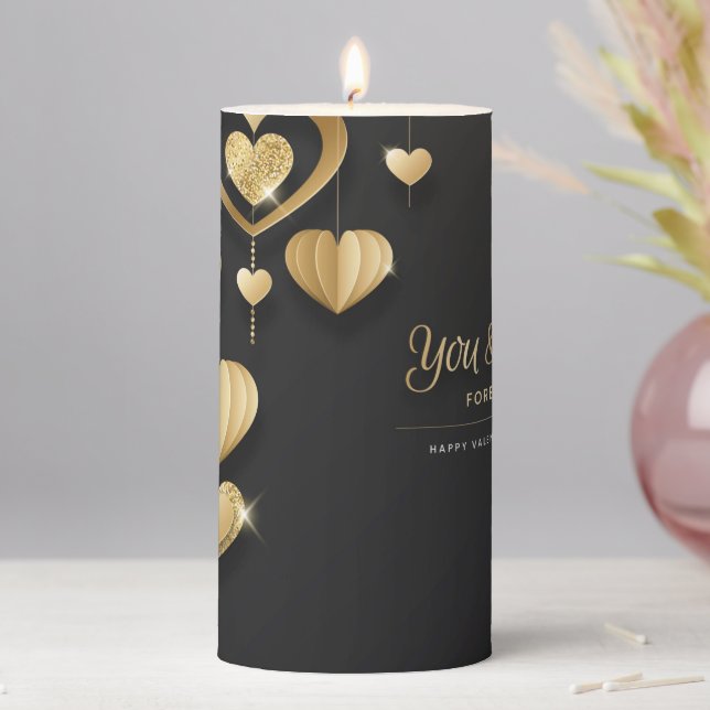 Valentine's Day Pillar Candle (In Situ)