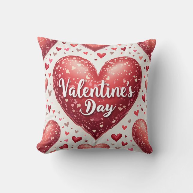 Valentine's Day pillow cushion (Front)