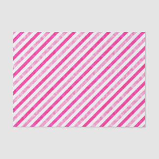 Valentine's Day - Pink Stripes Shimmer Tissue Paper