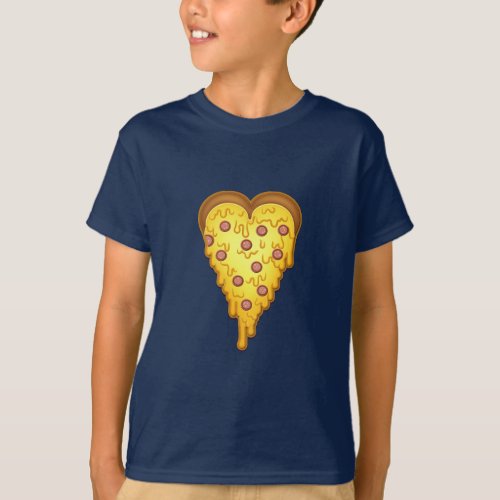 Valentines Day Pizza Heart T_Shirt