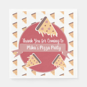 Valentines Day Pizza Party Kids Party Napkins