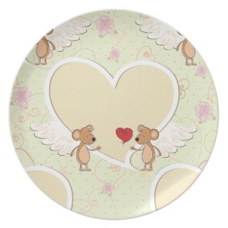Valentine's Day plate