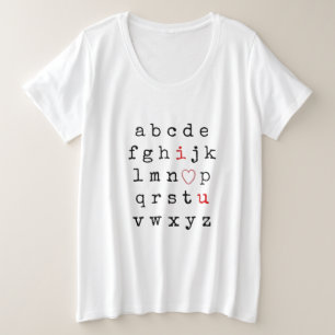 valentine's day plus size T-Shirt