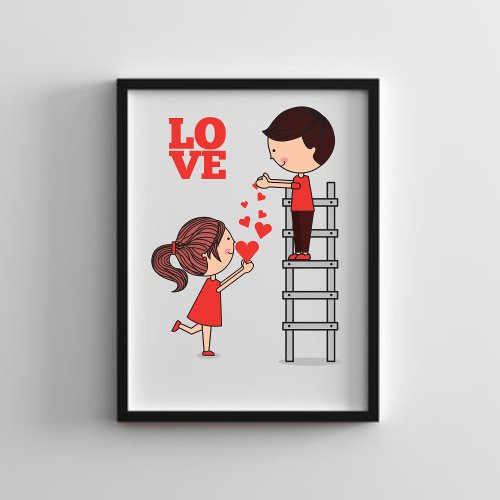  Valentines Day PNG Art _ Romantic Graphics Poster