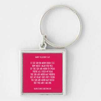 VALENTINE'S DAY POEM KEYCHAIN