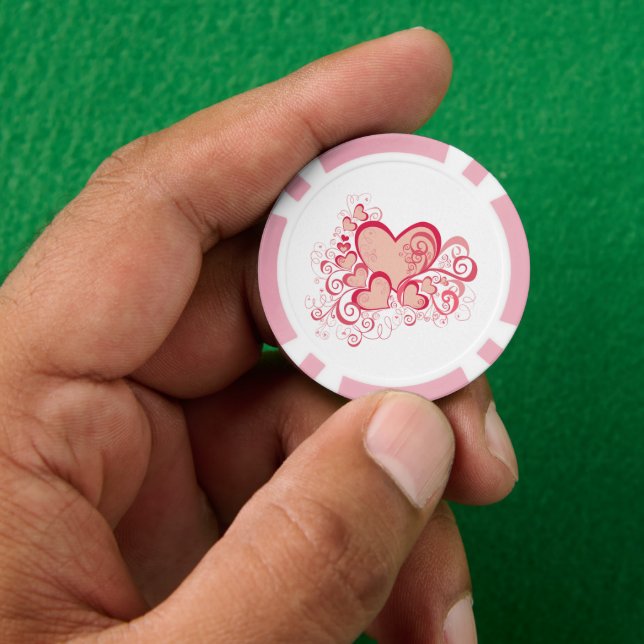 Valentine's Day Poker Chips (Hand)