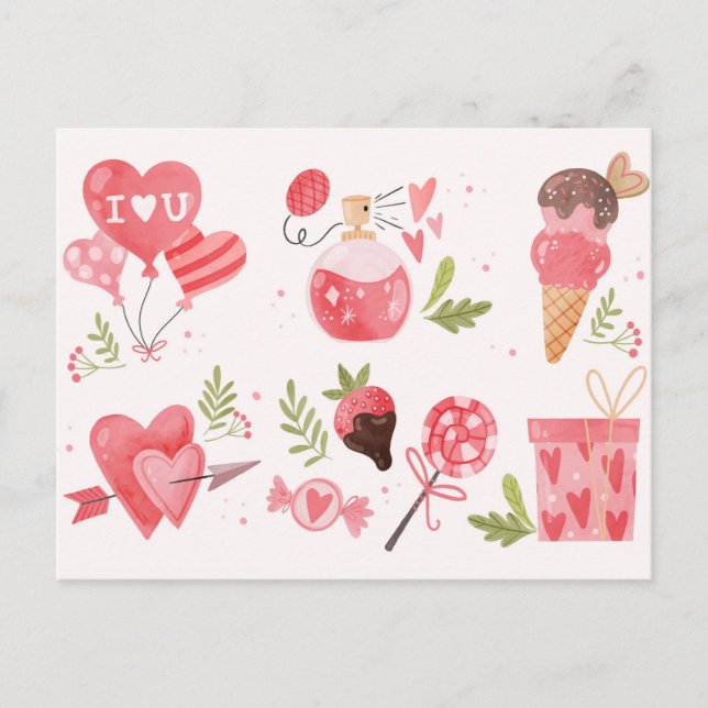 Valentine's Day Postcard (Front)