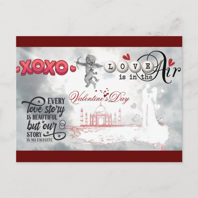 Valentine's Day Postcard (Front)