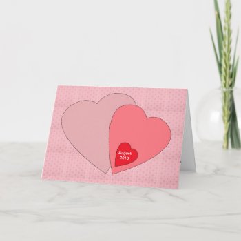 Valentines Day Pregnancy Announcement Card by FuzzyFeeling at Zazzle