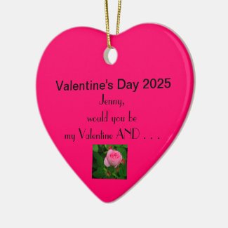 VALENTINE'S DAY PROPOSAL/CUSTOMIZABLE HEART ORNAME