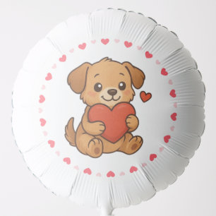 Valentine's Day puppy dog Balloon