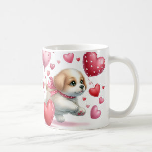 Valentines Day Puppy Love  Coffee Mug