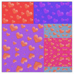 Valentine's Day Quilt Styled Fabric - Country Deco