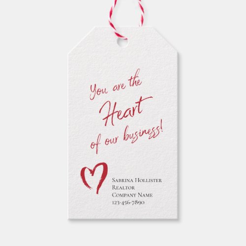Valentines Day Realtor Marketing Gift Tags