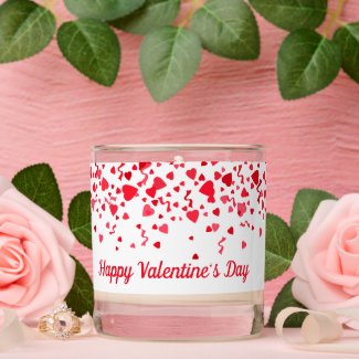 Valentine's Day Red Confetti Hearts 
