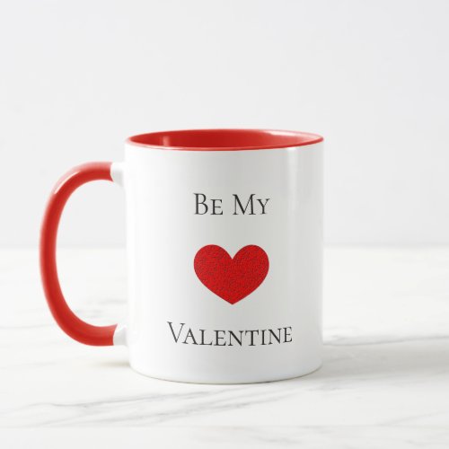 Valentines Day Red Hearts Cute Mug