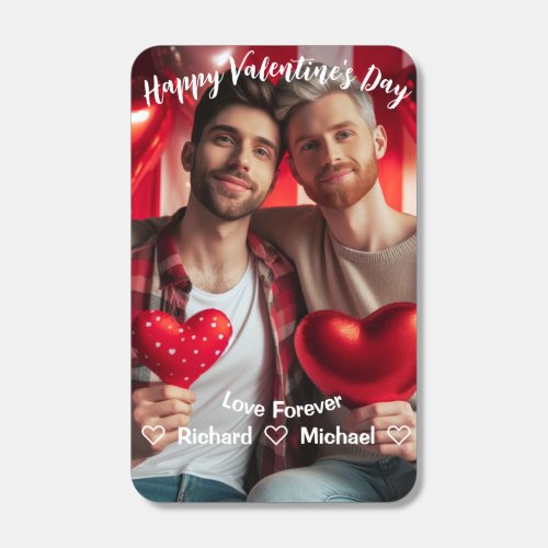 Valentines Day  Red Hearts LGBT Custom Photo  Matchboxes