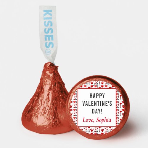 Valentines Day Red Hearts Love Hersheys Kisses