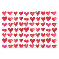 Valentine's Day Red Hearts Tissue Paper