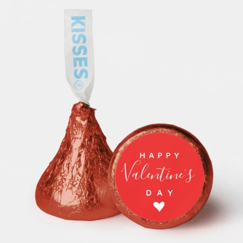 Valentines day red hersheys kisses