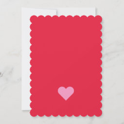 Valentine's Day Red White Doilies Party Invitation | Zazzle