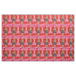 Valentine's Day Retro Art Fabric - Cotton &amp; Linen