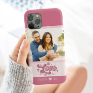 Valentine's Day Retro Love Couple Anniversary Iphone 13 Pro Max Case at Zazzle