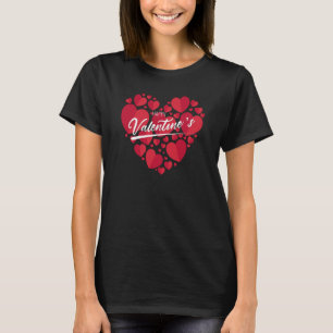 Valentines Day Rex Riding Monster Truck Toddler Bo T-Shirt
