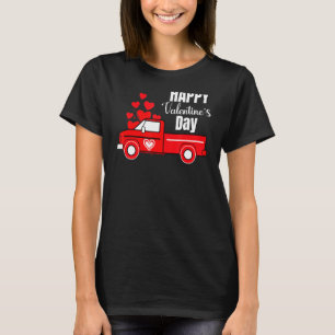 Valentines Day Rex Riding Monster Truck Toddler Bo T-Shirt