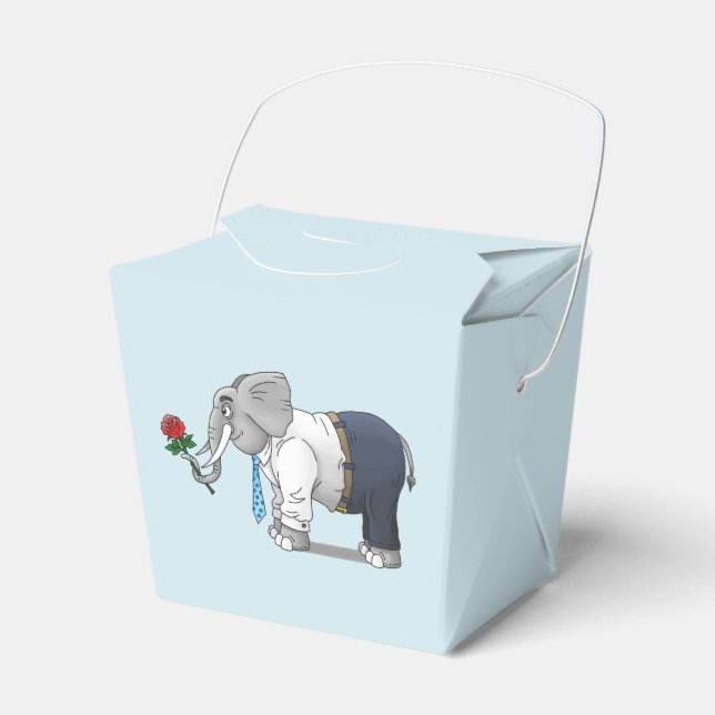 Valentines Day Romance Favor Boxes (Front Side)