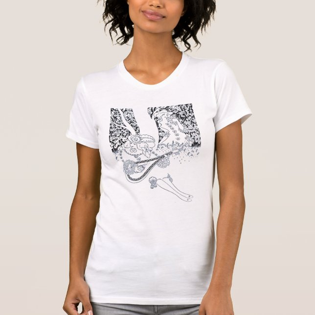 VALENTINE'S DAY ROMANCE,ROMANTIC LOVERS IN NATURE T-Shirt (Front)
