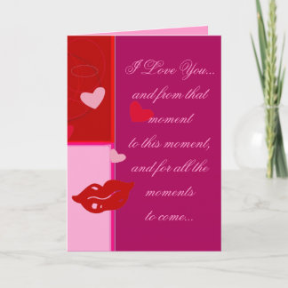 Valentine's Day Romantic Greeting Holiday Card