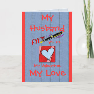Valentine's Day Romantic Greeting Holiday Card
