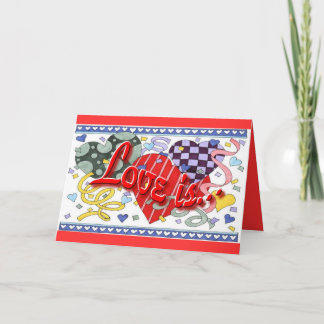 Valentine's Day Romantic Greeting Holiday Card