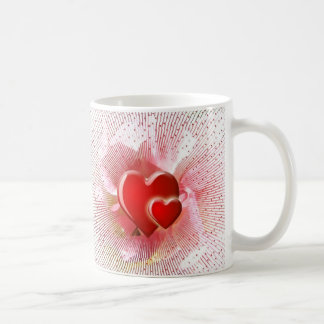 Valentines' Day Romantic Hearts Personalize Coffee Mug