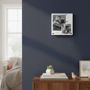 ​Valentine's Day Romantic Keepsake, "Be Mine" love Square Wall Clock