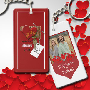 Valentine's Day Romantic Key to my Heart Keychain