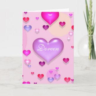 Valentine's Day Romantic Love Holiday Card