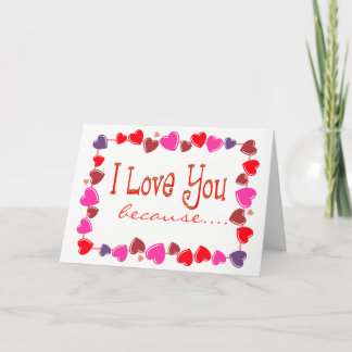 Valentine's Day Romantic Love Holiday Card