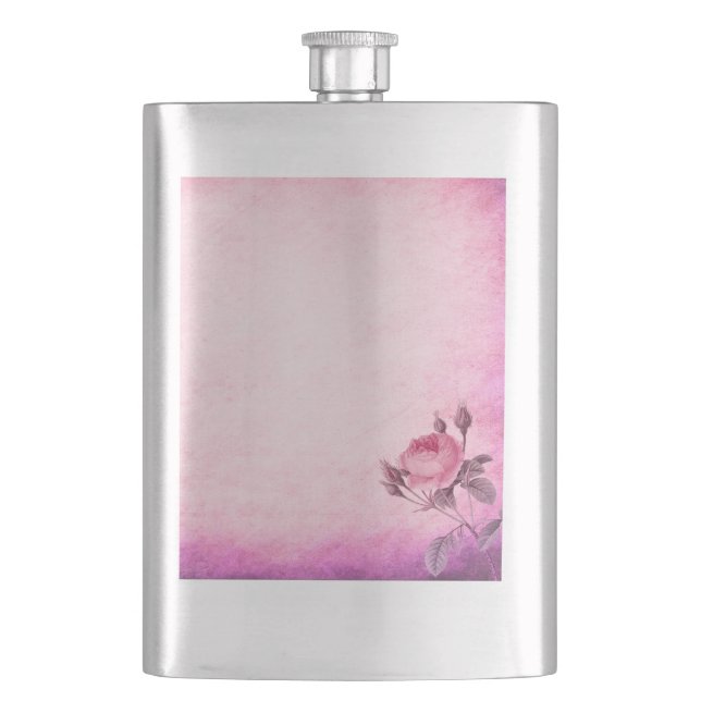 Valentine's day Rose          Flask (Front)