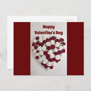 Valentine's Day Roses Postcard