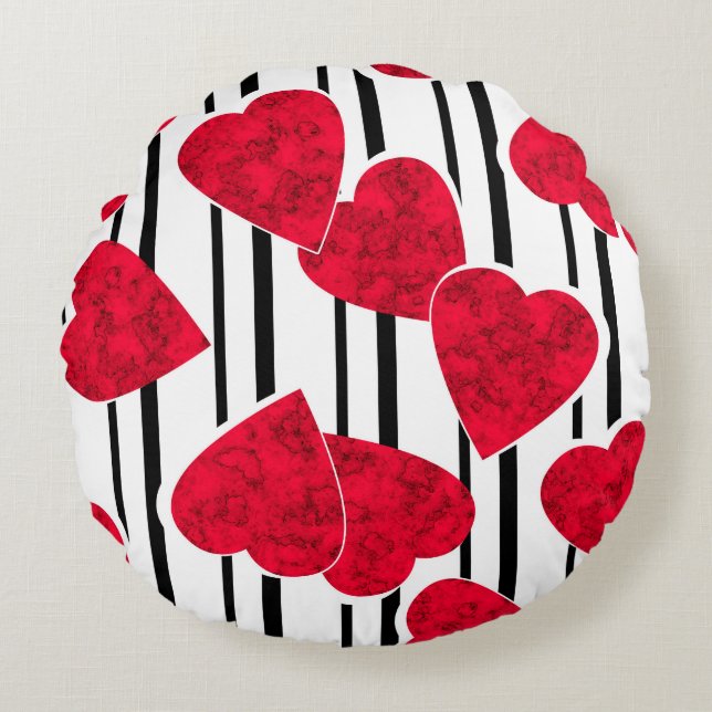 Valentine's day round pillow (Front)