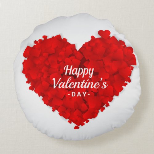 Valentines Day Round Pillow